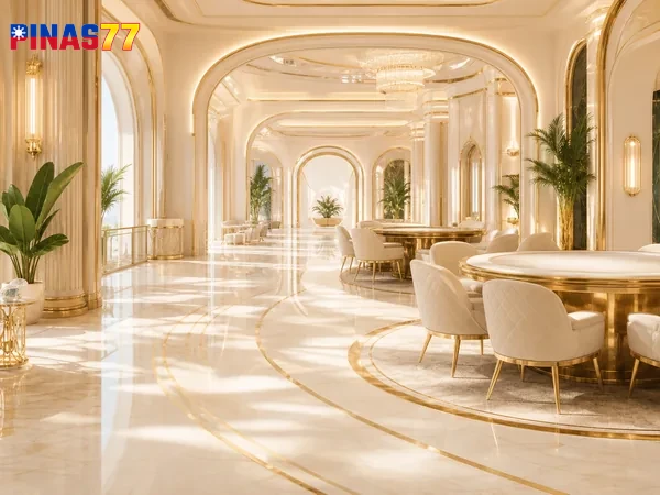 Live dealer tables in the PINAS77 live lobby
